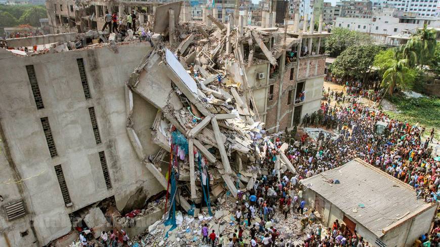The Rana Plaza collapse.